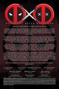 Deadpool Kills Deadpool Explanation Page