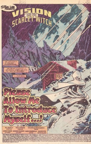 Vision and Scarlet Witch; Vol 1 #4.